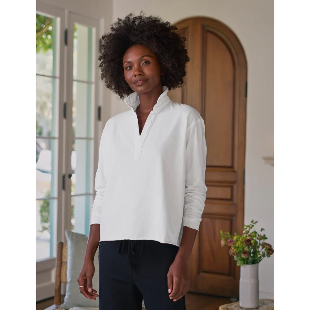 Frank & Eileen White Popover Shirt